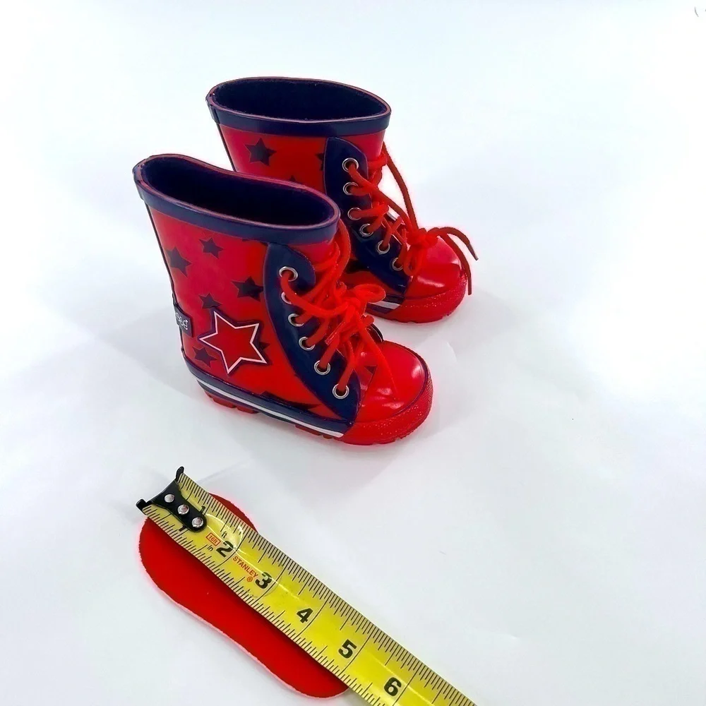 Blade & Rose Wellington lace up Rain Boots little kids size 5